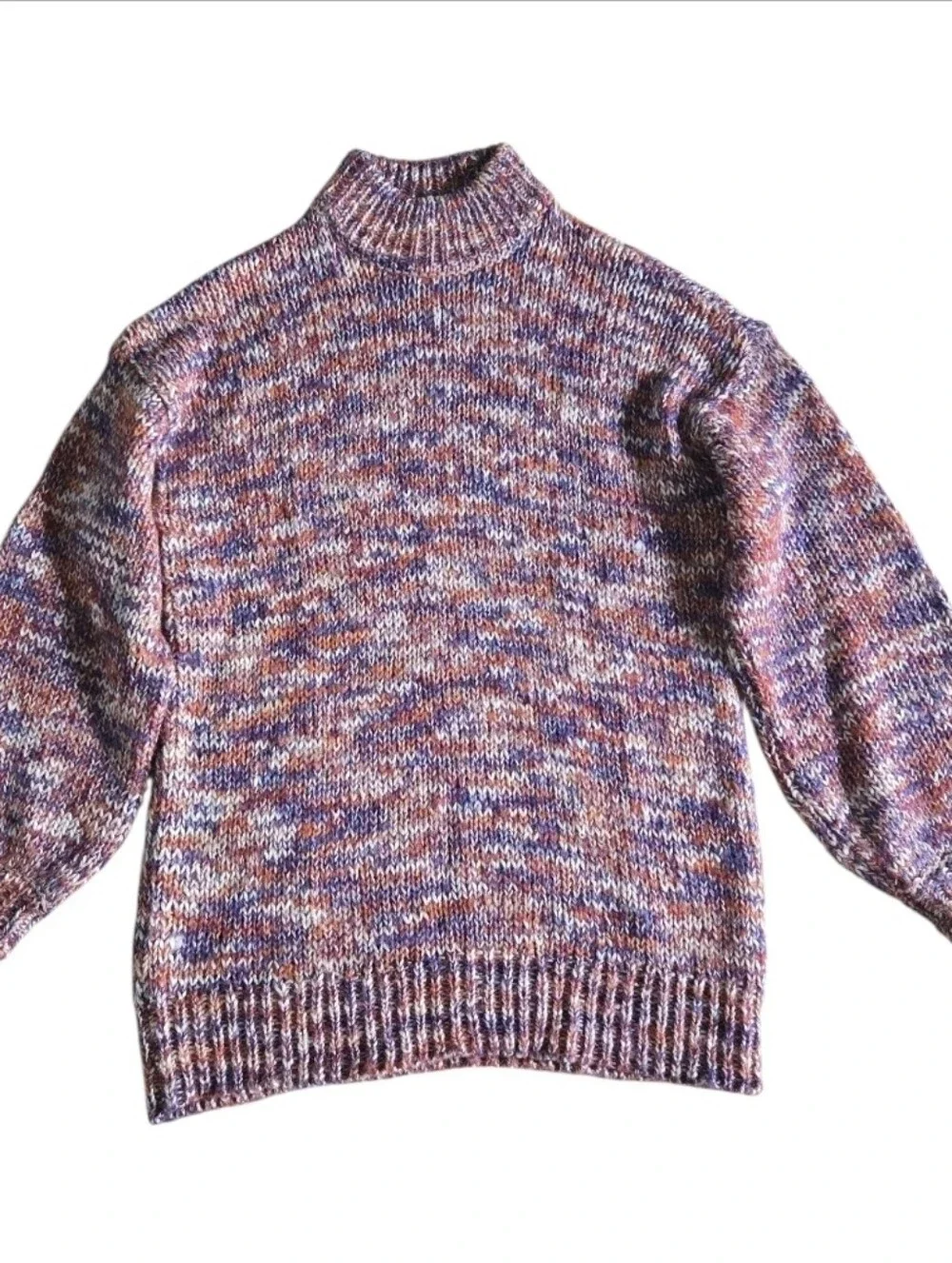 Vero Moda Multicolor Marled Turtleneck Sweater - Women Size S